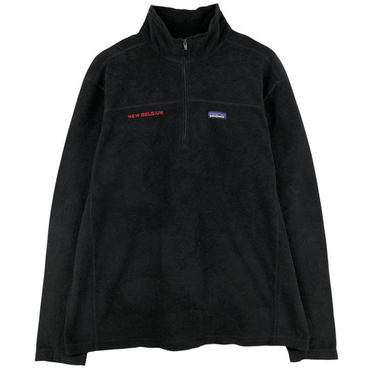 Patagonia Micro D Pullover 26175FA15 Half-Zip Fleece Pullover, Men's XL polyester black type Vintage Second Hand