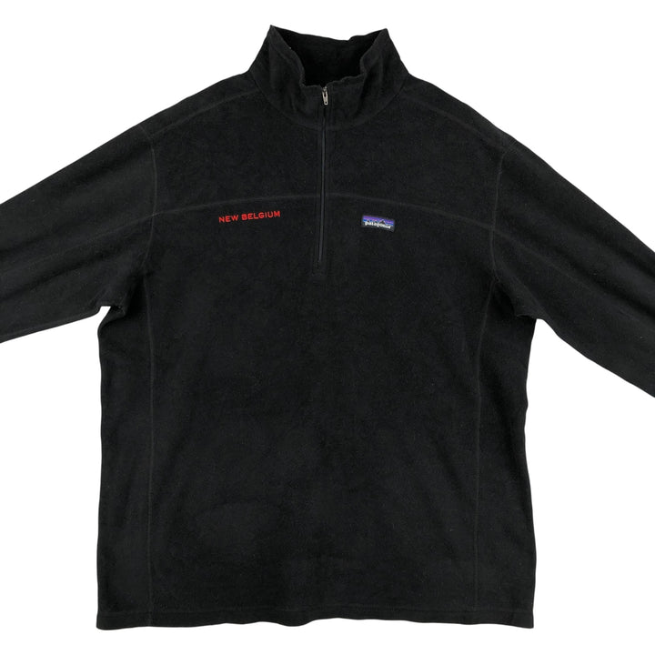 Patagonia Micro D Pullover 26175FA15 Half-Zip Fleece Pullover, Men's XL polyester black type Vintage Second Hand