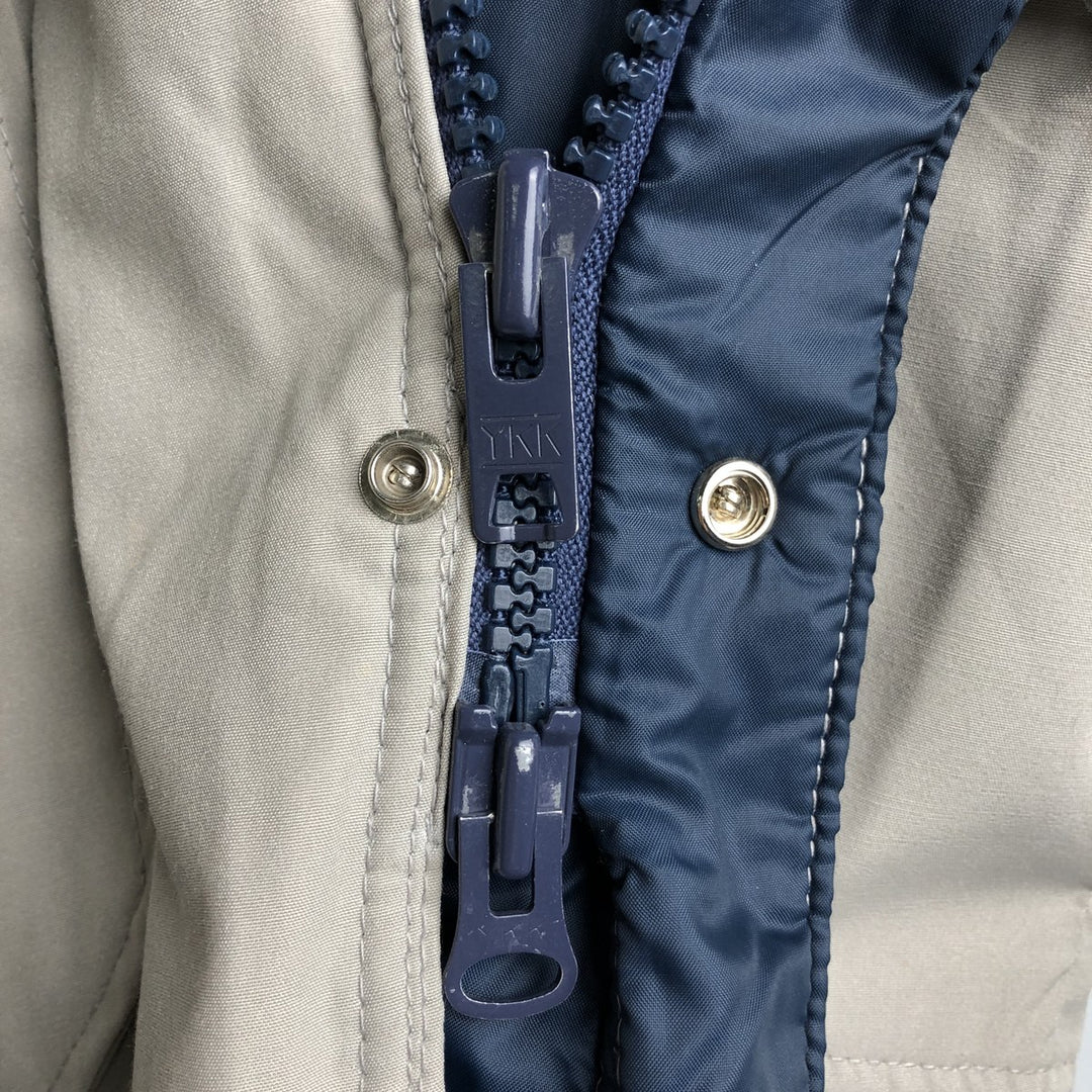 1970'S WOOLRICH padded mountain jacket, shell jacket, puffer jacket, made in the USA, men's size XL polyester gray type Vintage Second Hand