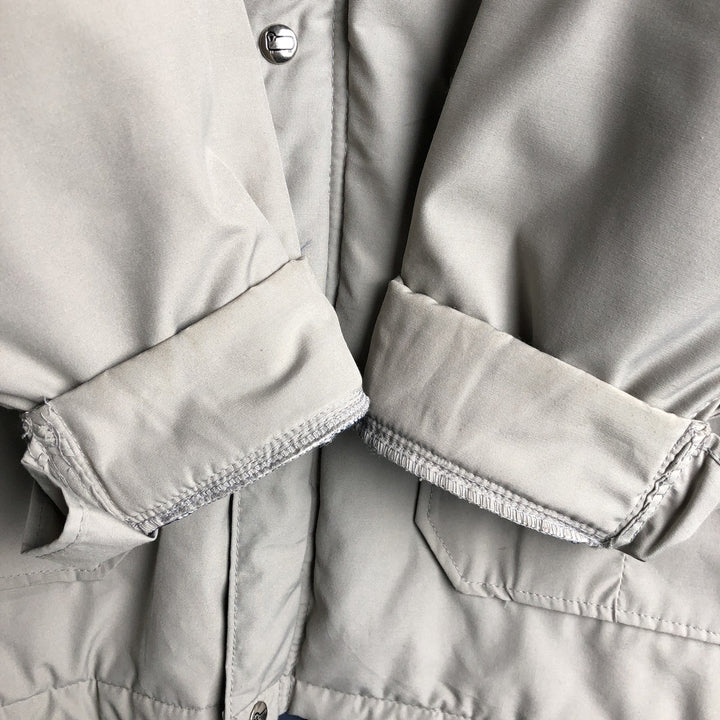 1970'S WOOLRICH padded mountain jacket, shell jacket, puffer jacket, made in the USA, men's size XL polyester gray type Vintage Second Hand