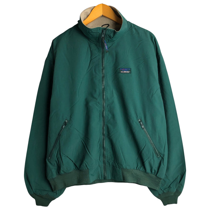 90'S LLBean windbreaker, men's size XL unclear green type Vintage Second Hand