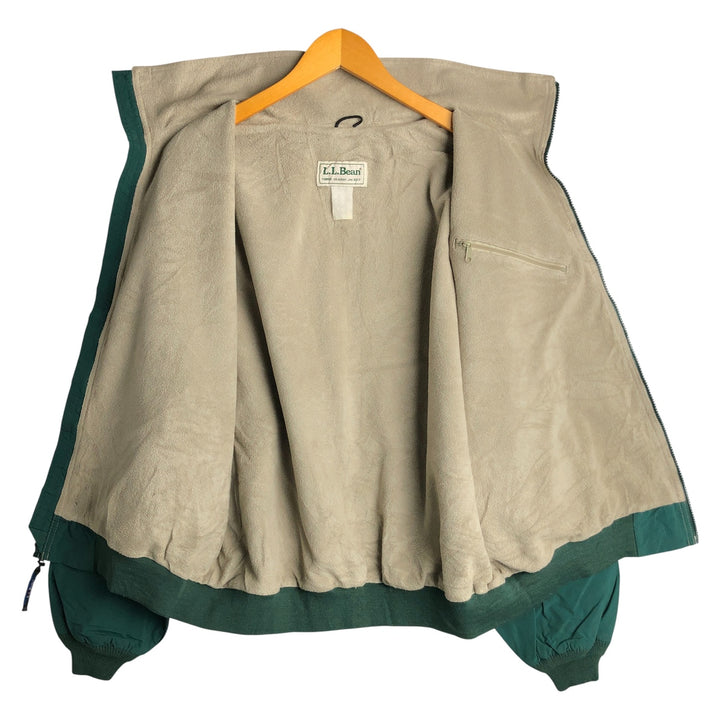 90'S LLBean windbreaker, men's size XL unclear green type Vintage Second Hand