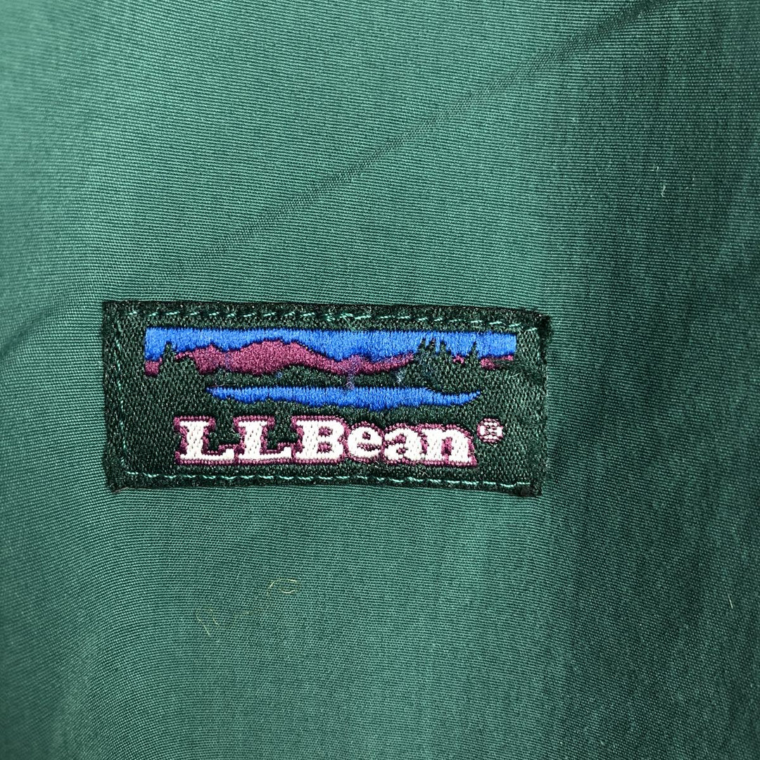 90'S LLBean windbreaker, men's size XL unclear green type Vintage Second Hand