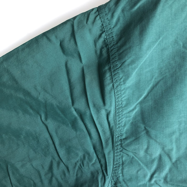 90'S LLBean windbreaker, men's size XL unclear green type Vintage Second Hand