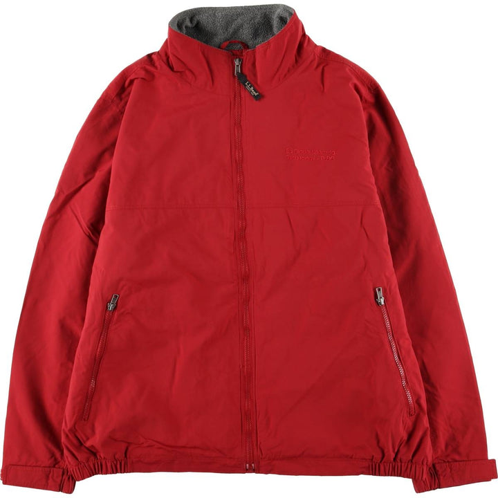 90s-00'S LLBean Nylon Jacket, Men's Size XL Nylon red type Vintage Second Hand