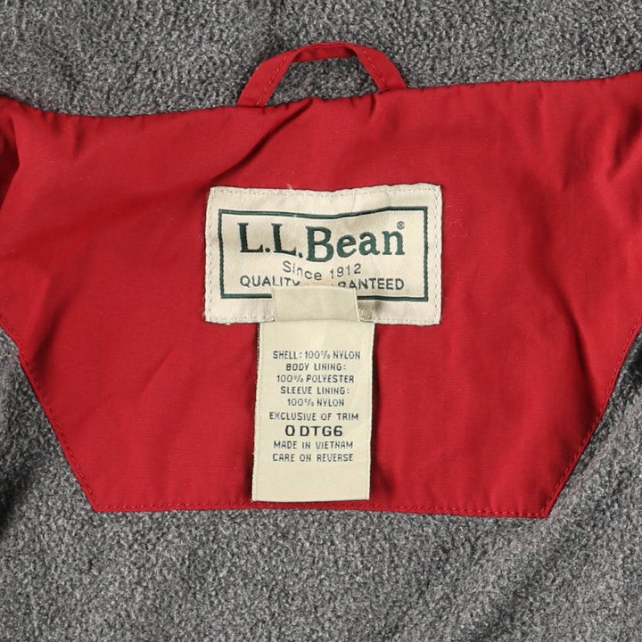 90s-00'S LLBean Nylon Jacket, Men's Size XL Nylon red type Vintage Second Hand