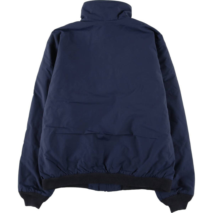 90s-00'S LLBean Men's Padded Puffer Jacket, Size L Nylon navy blue type Vintage Second Hand