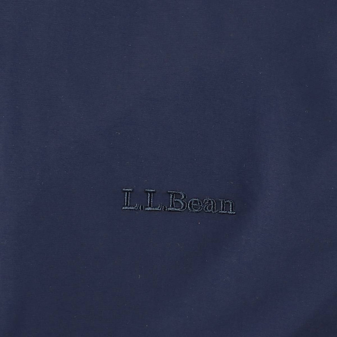 90s-00'S LLBean Men's Padded Puffer Jacket, Size L Nylon navy blue type Vintage Second Hand