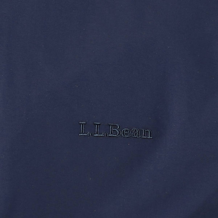 90s-00'S LLBean Men's Padded Puffer Jacket, Size L Nylon navy blue type Vintage Second Hand