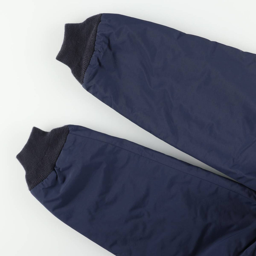 90s-00'S LLBean Men's Padded Puffer Jacket, Size L Nylon navy blue type Vintage Second Hand