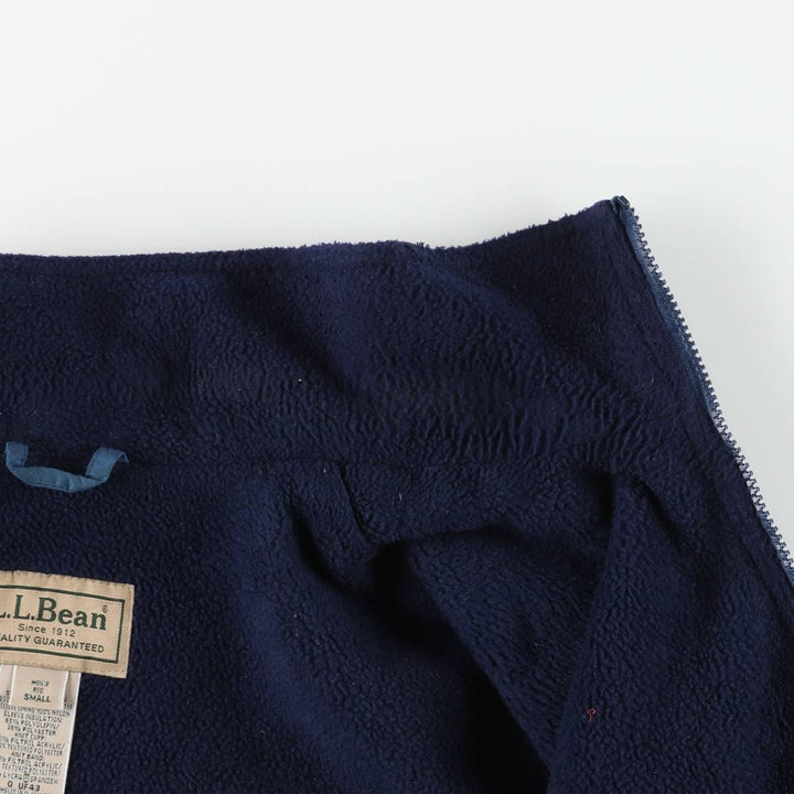 90s-00'S LLBean padded puffer jacket, men's size S Nylon blue type Vintage Second Hand