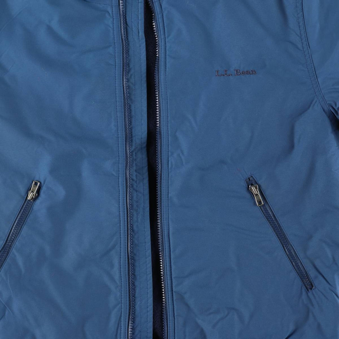 90s-00'S LLBean padded puffer jacket, men's size S Nylon blue type Vintage Second Hand