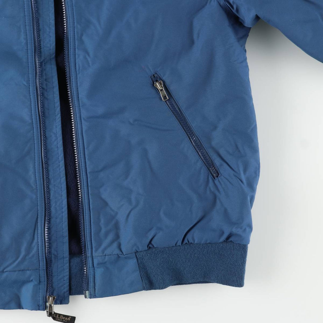 90s-00'S LLBean padded puffer jacket, men's size S Nylon blue type Vintage Second Hand