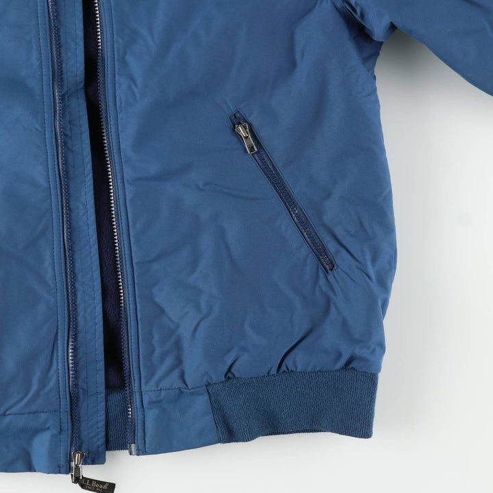 90s-00'S LLBean padded puffer jacket, men's size S Nylon blue type Vintage Second Hand
