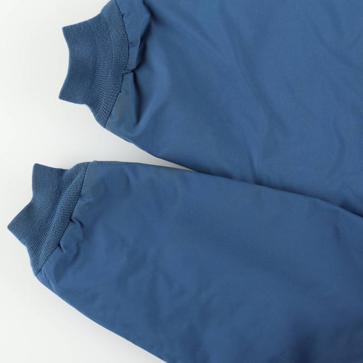 90s-00'S LLBean padded puffer jacket, men's size S Nylon blue type Vintage Second Hand