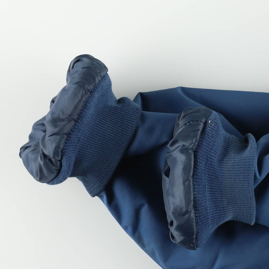90s-00'S LLBean padded puffer jacket, men's size S Nylon blue type Vintage Second Hand
