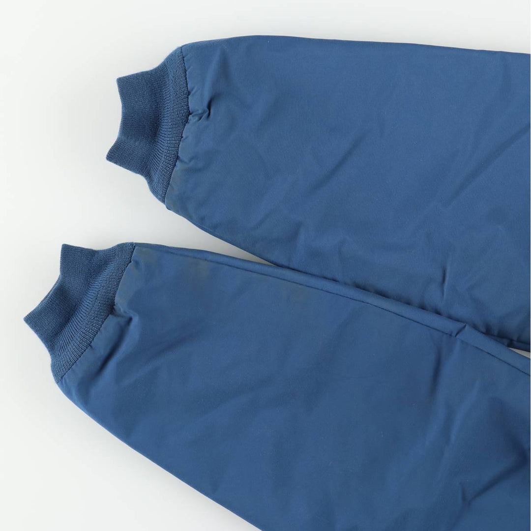 90s-00'S LLBean padded puffer jacket, men's size S Nylon blue type Vintage Second Hand