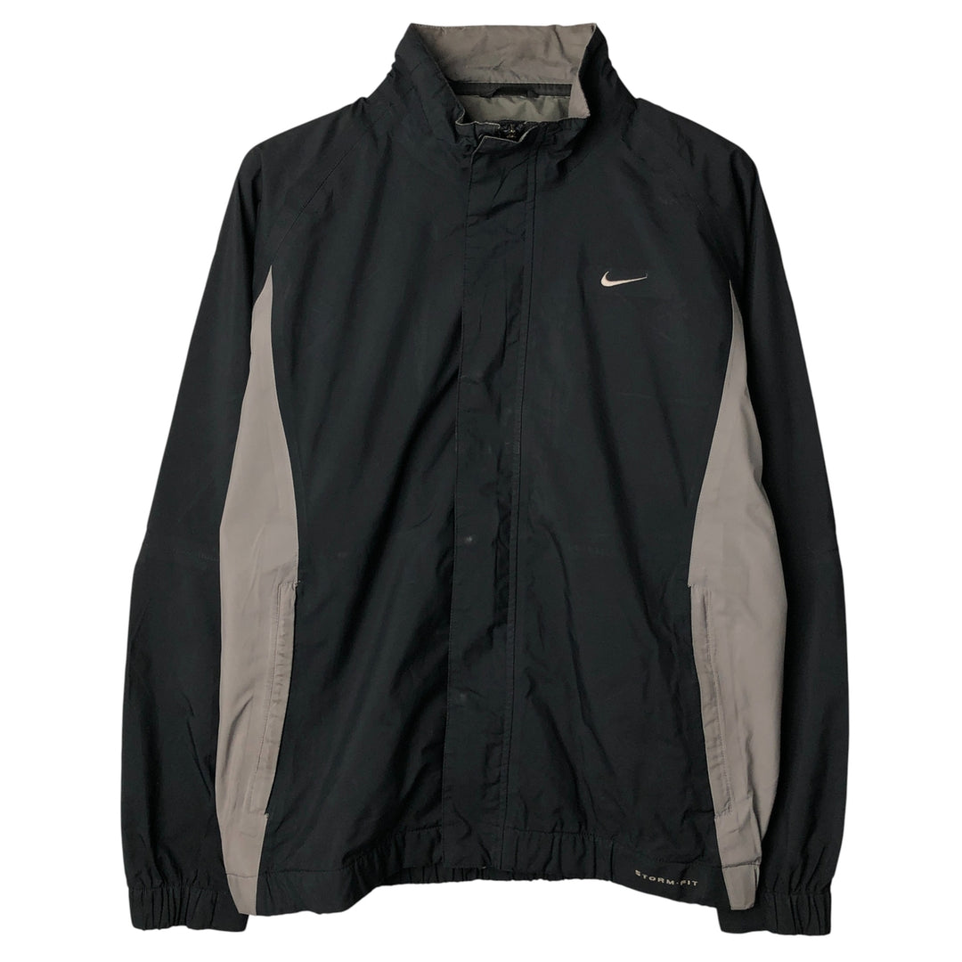 2000'S Nike Golf Windbreaker, Men's XL polyester black type Vintage Second Hand