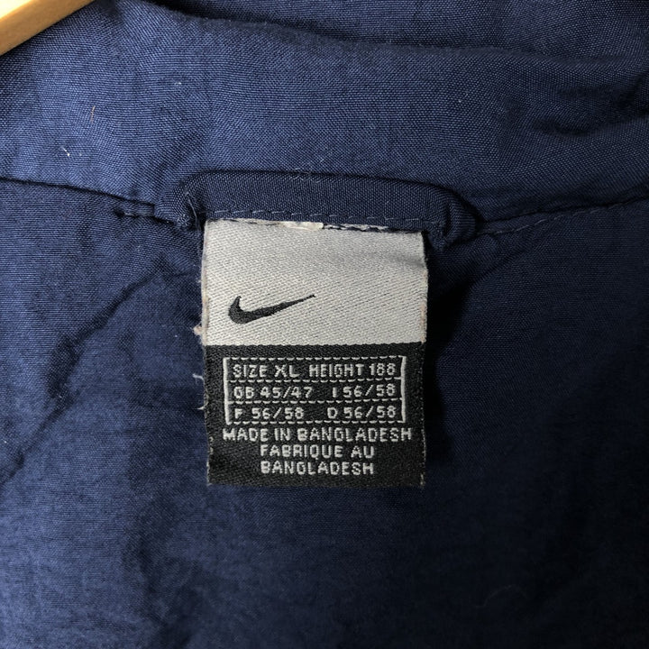 00'S Nike Windbreaker Men's XL polyester navy blue type Vintage Second Hand