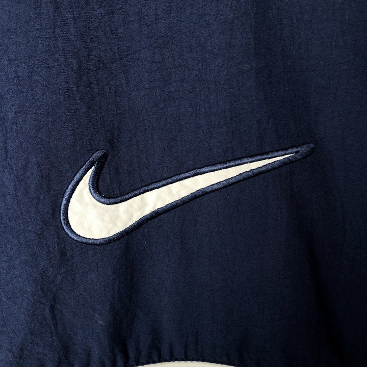 00'S Nike Windbreaker Men's XL polyester navy blue type Vintage Second Hand