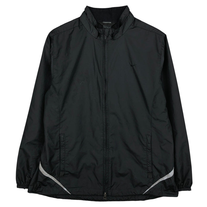 2000'S Nike CLIMA FIT Windbreaker, Men's Size L polyester black type Vintage Second Hand