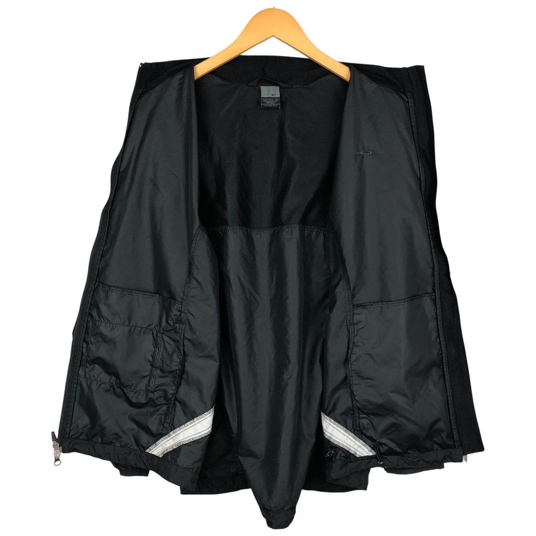 2000'S Nike CLIMA FIT Windbreaker, Men's Size L polyester black type Vintage Second Hand