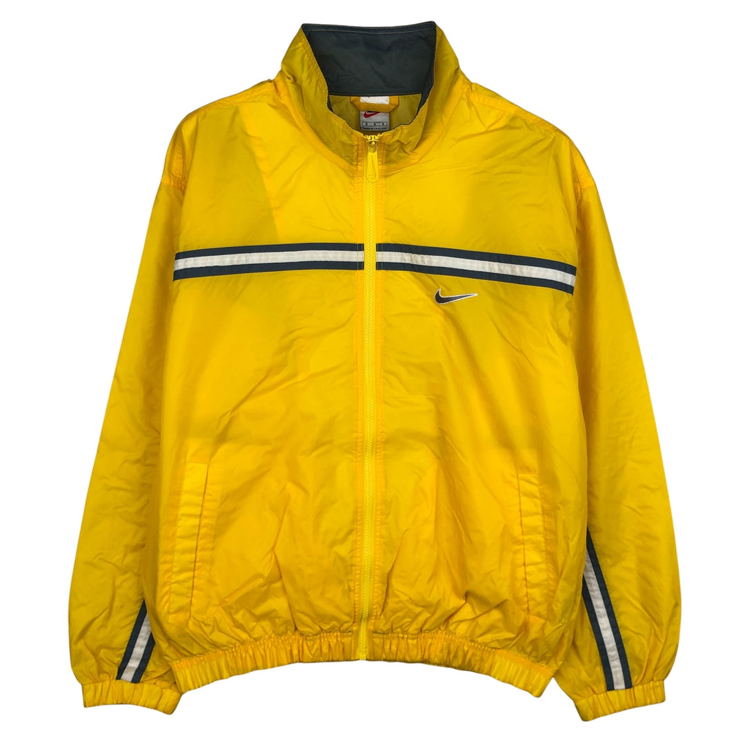 Vintage 90'S Nike CLIMA FIT windbreaker, men's size M polyester yellow type Vintage Second Hand