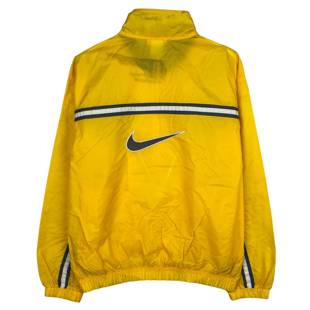 Vintage 90'S Nike CLIMA FIT windbreaker, men's size M polyester yellow type Vintage Second Hand
