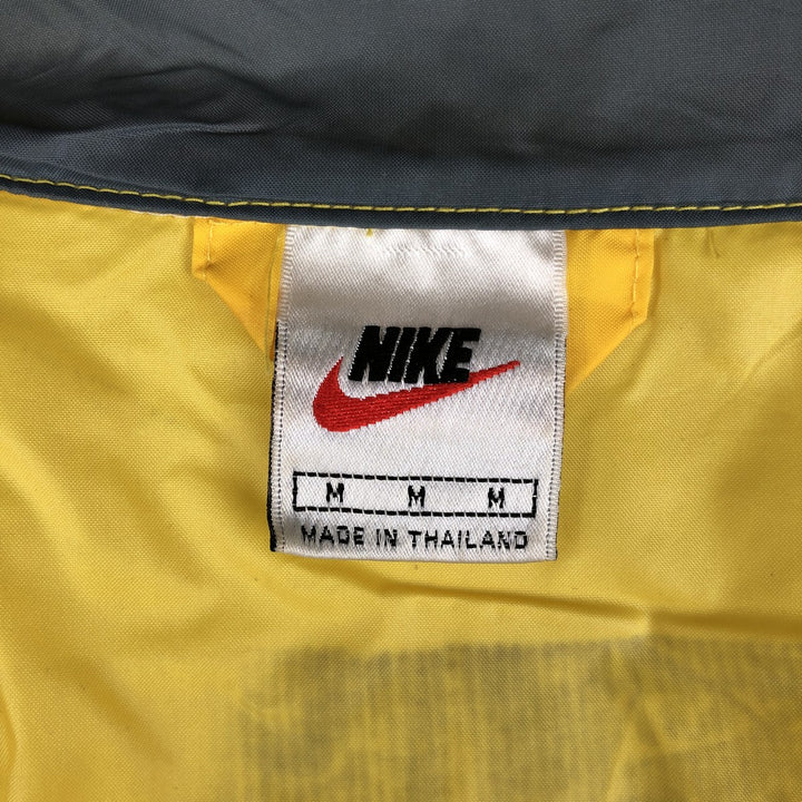 Vintage 90'S Nike CLIMA FIT windbreaker, men's size M polyester yellow type Vintage Second Hand