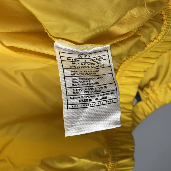 Vintage 90'S Nike CLIMA FIT windbreaker, men's size M polyester yellow type Vintage Second Hand
