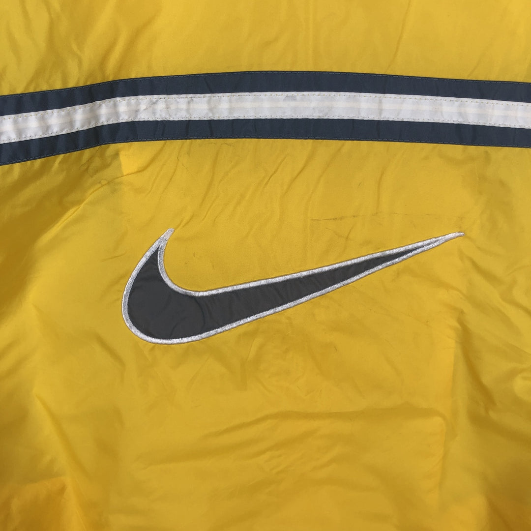 Vintage 90'S Nike CLIMA FIT windbreaker, men's size M polyester yellow type Vintage Second Hand