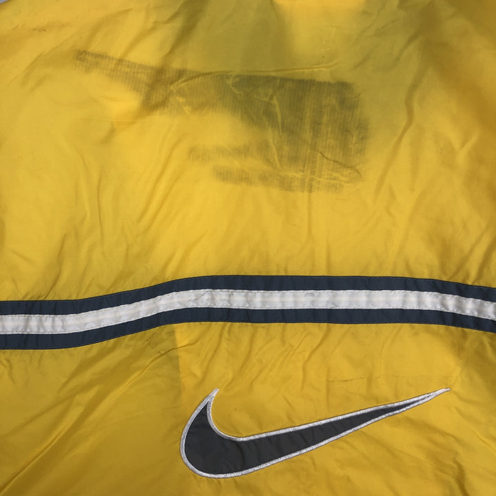 Vintage 90'S Nike CLIMA FIT windbreaker, men's size M polyester yellow type Vintage Second Hand