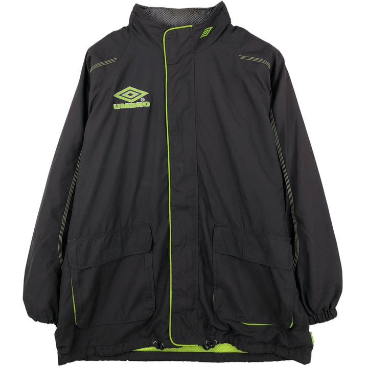 90'S UMBRO Windbreaker, Men's M size, Vintage polyester black type Vintage Second Hand