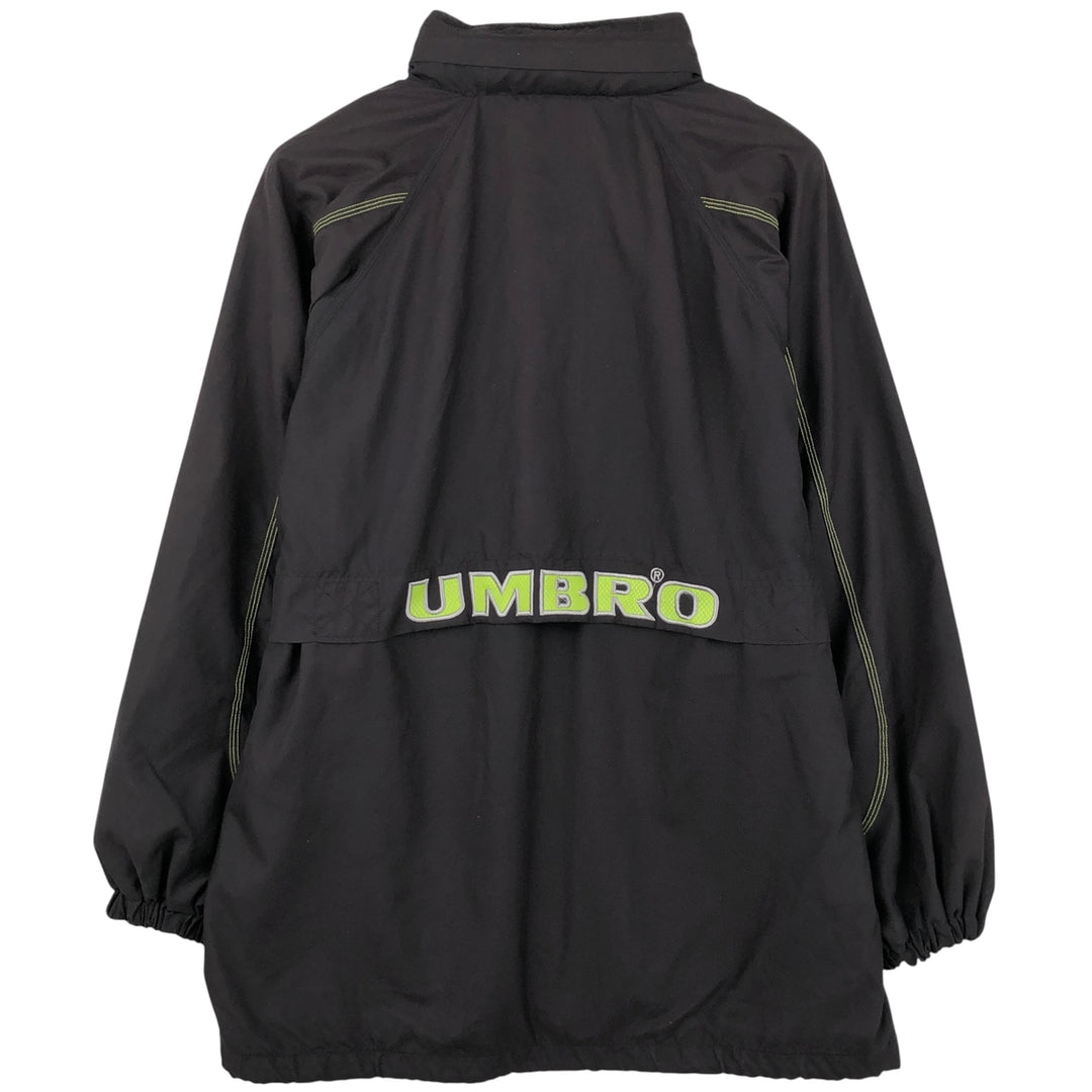 90'S UMBRO Windbreaker, Men's M size, Vintage polyester black type Vintage Second Hand