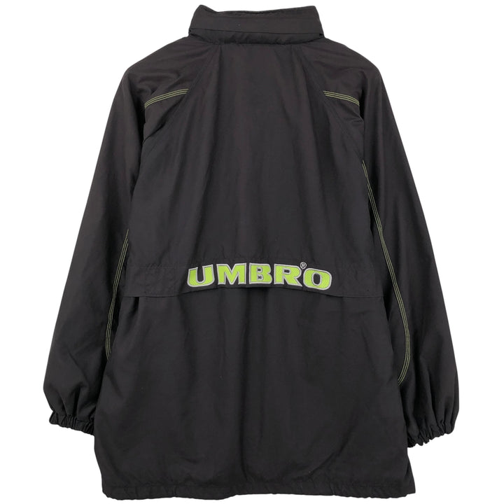 90'S UMBRO Windbreaker, Men's M size, Vintage polyester black type Vintage Second Hand