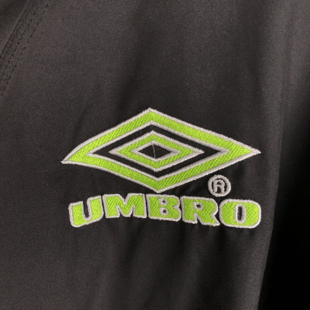 90'S UMBRO Windbreaker, Men's M size, Vintage polyester black type Vintage Second Hand