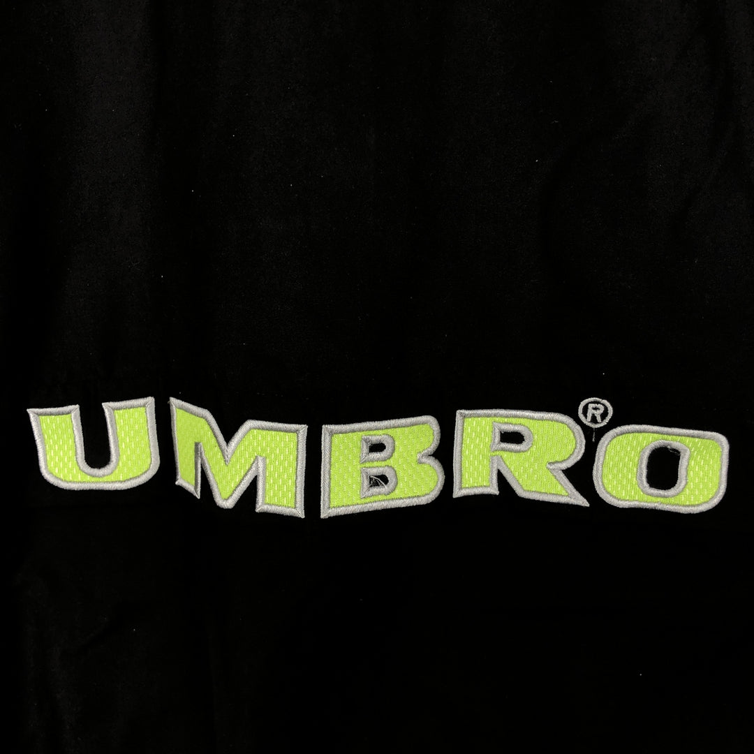 90'S UMBRO Windbreaker, Men's M size, Vintage polyester black type Vintage Second Hand