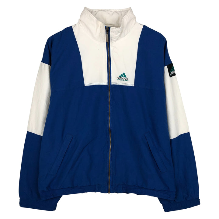 Vintage 90'S adidas EQUIPMENT windbreaker, men's size M polyester blue type Vintage Second Hand