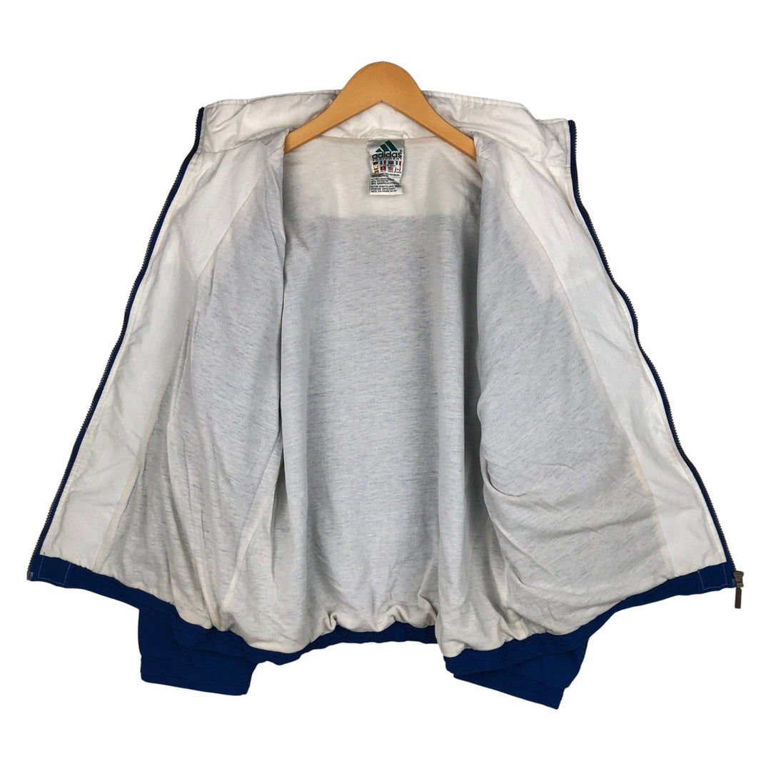 Vintage 90'S adidas EQUIPMENT windbreaker, men's size M polyester blue type Vintage Second Hand