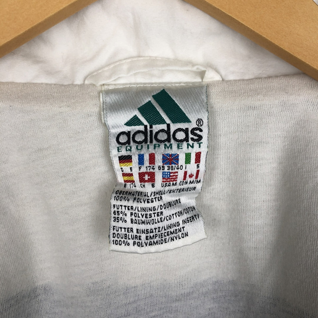 Vintage 90'S adidas EQUIPMENT windbreaker, men's size M polyester blue type Vintage Second Hand