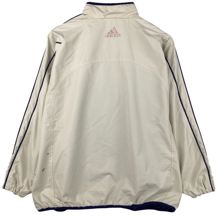 90'S Adidas Windbreaker Men's Size L Vintage polyester white type Vintage Second Hand