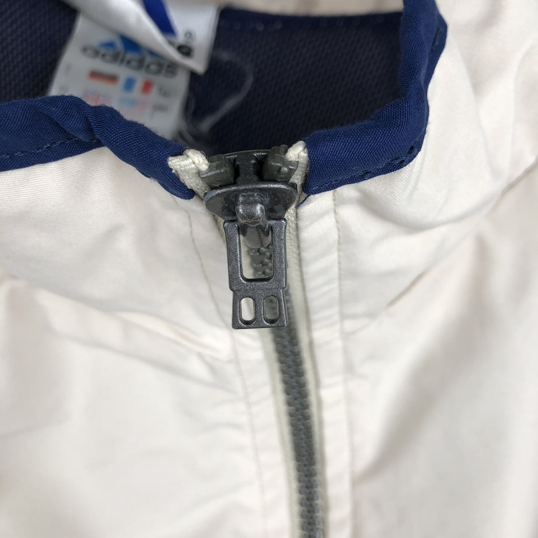 90'S Adidas Windbreaker Men's Size L Vintage polyester white type Vintage Second Hand