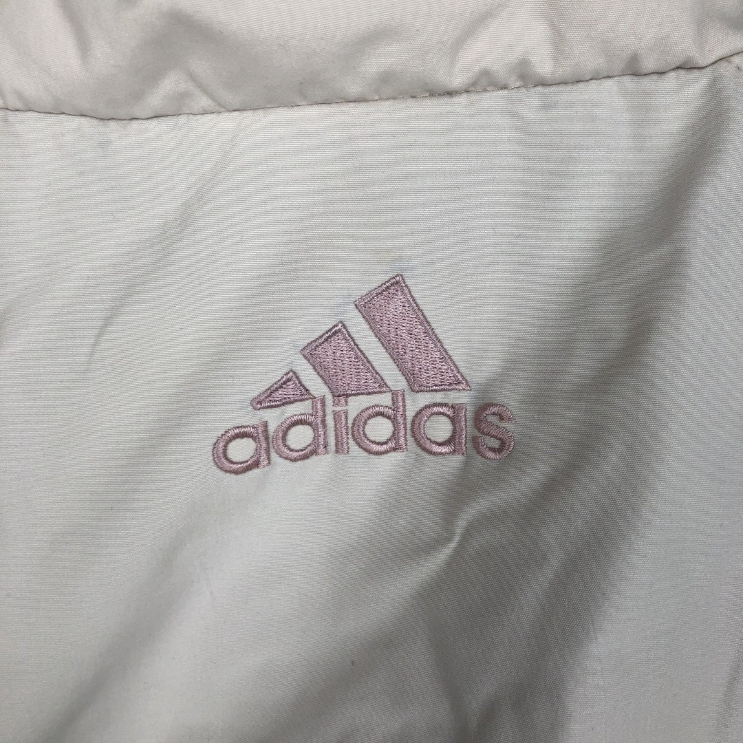 90'S Adidas Windbreaker Men's Size L Vintage polyester white type Vintage Second Hand