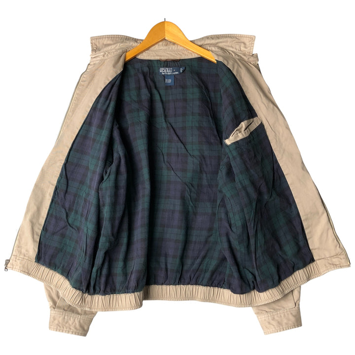 Ralph Lauren POLO by Ralph Lauren Swing Top Sports Jacket Men's L size cotton Beige type Vintage Second Hand
