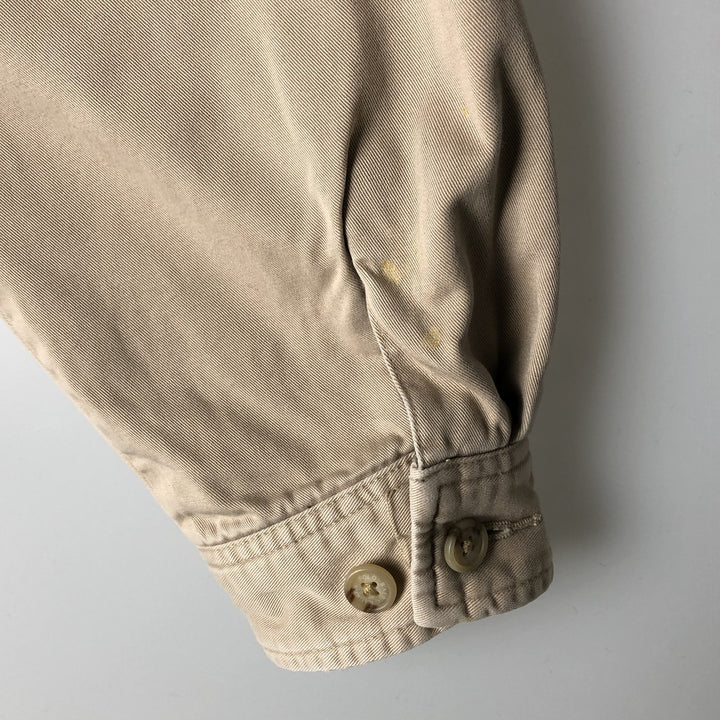 Ralph Lauren POLO by Ralph Lauren Swing Top Sports Jacket Men's L size cotton Beige type Vintage Second Hand