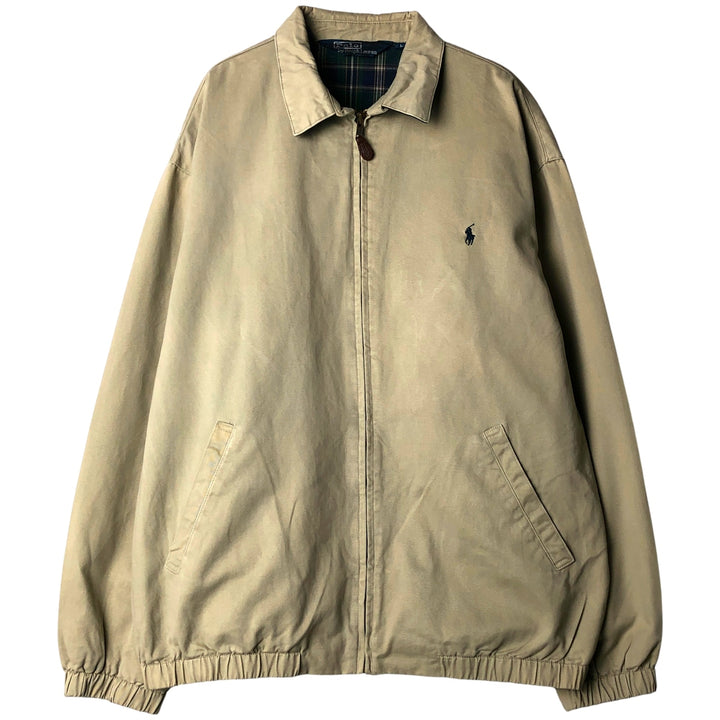 Ralph Lauren POLO by Ralph Lauren Swing Top Sports Jacket Men's L size cotton Beige type Vintage Second Hand