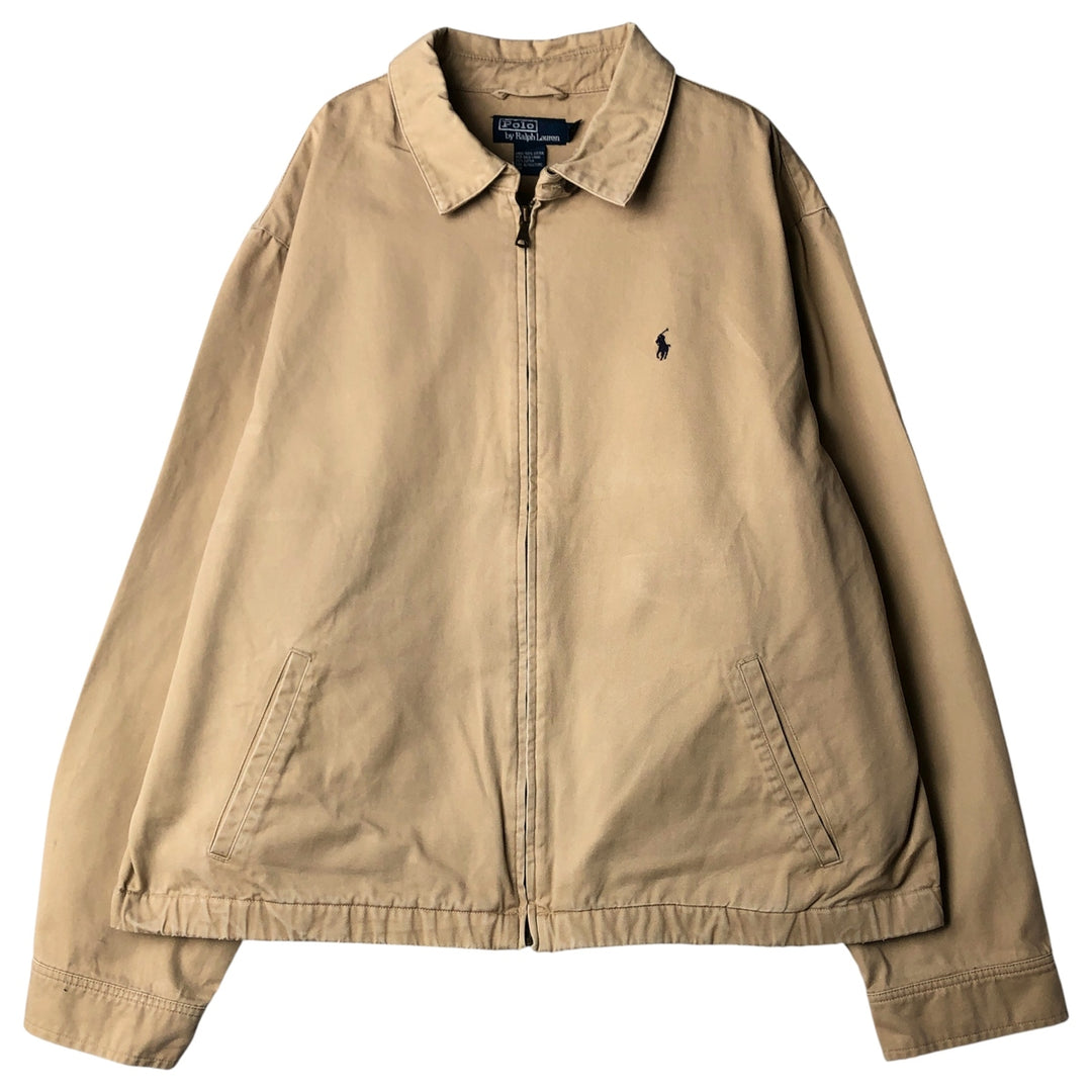 Ralph Lauren POLO by Ralph Lauren Swing Top Sports Jacket Men's XL cotton Beige type Vintage Second Hand