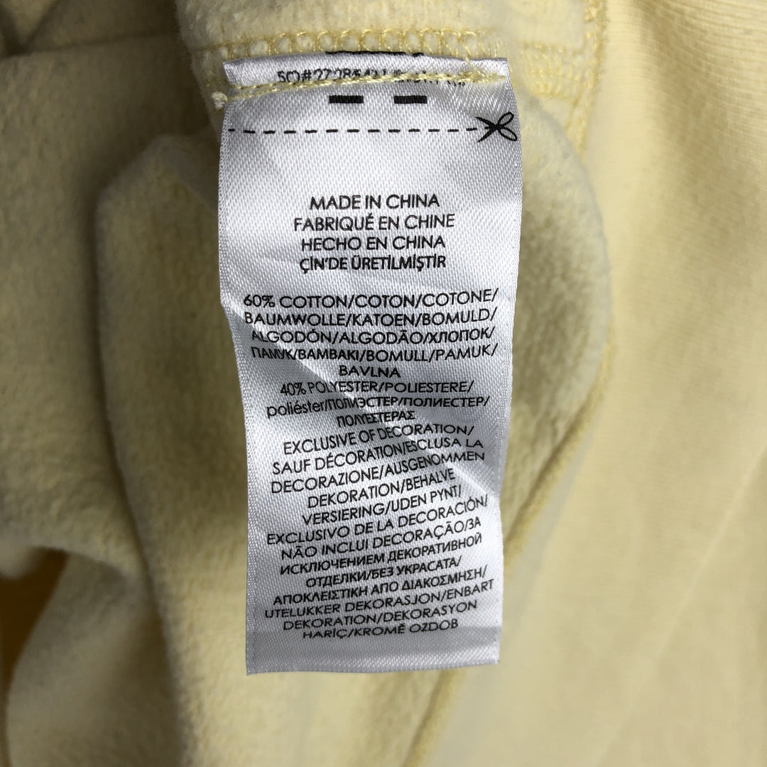 Ralph Lauren POLO RALPH LAUREN One-point logo sweatshirt, sweatshirt, men's XL size cotton lemon yellow Vintage Second Hand