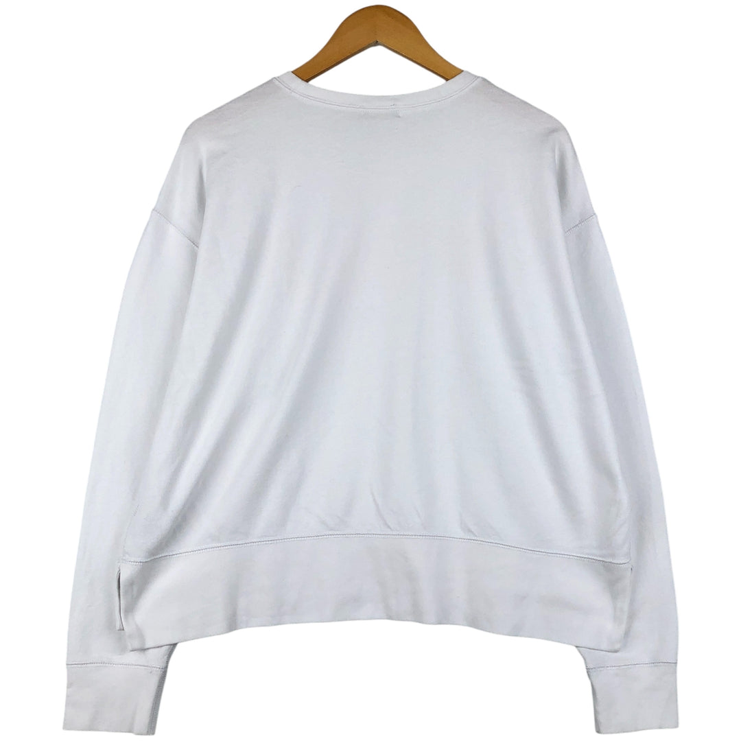 Ralph Lauren POLO RALPH LAUREN logo sweatshirt, men's size XL cotton white type Vintage Second Hand