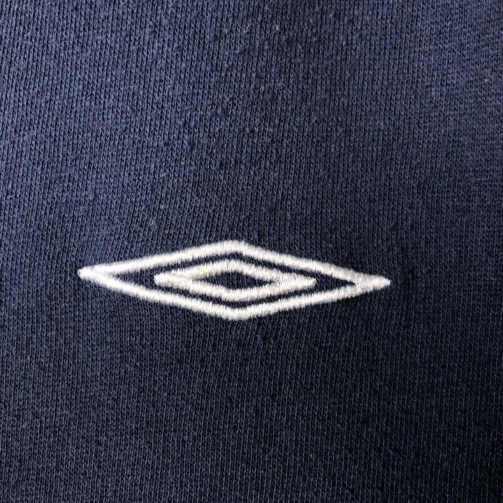 Umbro UMBRO Sweat Full Zip Hoodie Men's XL polyester navy blue type Vintage Second Hand